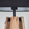 Bassagoda lampa stojąca kolory naturalne, czarny, 1-punktowy