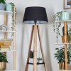 Bassagoda lampa stojąca kolory naturalne, czarny, 1-punktowy