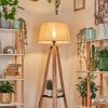 Bassagoda lampa stojąca kolory naturalne, czarny, 1-punktowy