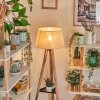Bassagoda lampa stojąca kolory naturalne, czarny, 1-punktowy