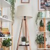 Bassagoda lampa stojąca kolory naturalne, czarny, 1-punktowy