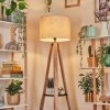 Bassagoda lampa stojąca kolory naturalne, czarny, 1-punktowy