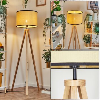 Chellas lampa stojąca kolory naturalne, 1-punktowy