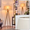 Bassagoda lampa stojąca kolory naturalne, 1-punktowy