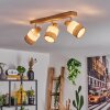 Fallhagen lampa sufitowa chrom, kolory naturalne, 3-punktowe