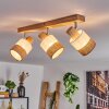 Fallhagen lampa sufitowa chrom, kolory naturalne, 3-punktowe
