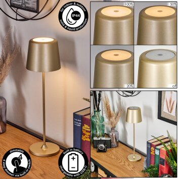 Belece Zewnętrzna lampa stołowa, Lampa stołowa Złoty, 1-punktowy