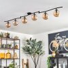 Gastor Lampa sufitowa, Kula świetlna W kolorze bursztynu, 6-punktowe