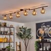 Gastor Lampa sufitowa, Kula świetlna W kolorze bursztynu, 6-punktowe