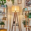 Bassagoda lampa stojąca kolory naturalne, czarny, 1-punktowy