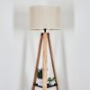Bassagoda lampa stojąca kolory naturalne, czarny, 1-punktowy