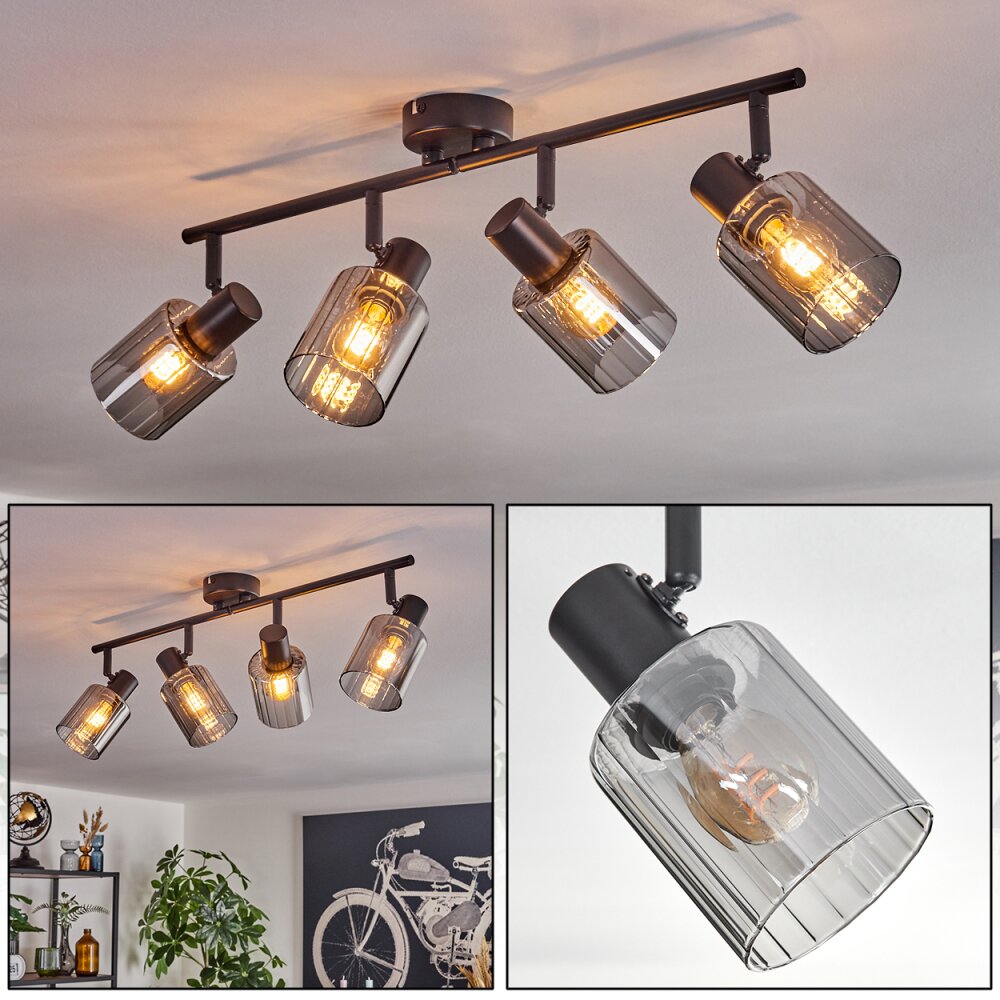 Aggebo Lampa sufitowa Czarny, 4-punktowe main product photo