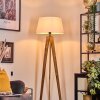 Bassagoda lampa stojąca kolory naturalne, czarny, 1-punktowy