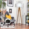 Bassagoda lampa stojąca kolory naturalne, czarny, 1-punktowy