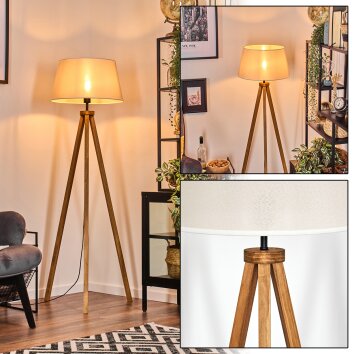 Bassagoda lampa stojąca kolory naturalne, 1-punktowy