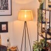 Bassagoda Lampa stojąca beige, Biały, 1-punktowy