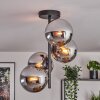 Gastor Lampa sufitowa, Kula świetlna Chrom, Przydymiony, 4-punktowe