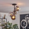 Gastor Lampa sufitowa, Kula świetlna Chrom, Przezroczysty, Przydymiony, 4-punktowe