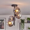 Gastor Lampa sufitowa, Kula świetlna Chrom, Przezroczysty, Przydymiony, 4-punktowe