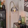Koyoto kula świetlna, lampa stojąca, lampa podłogowa łukowa mosiądz, 1-punktowy