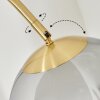 Koyoto kula świetlna, lampa stojąca, lampa podłogowa łukowa mosiądz, 1-punktowy