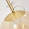 Koyoto kula świetlna, lampa stojąca, lampa podłogowa łukowa mosiądz, 1-punktowy