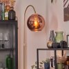 Koyoto kula świetlna, lampa stojąca, lampa podłogowa łukowa mosiądz, 1-punktowy