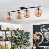 Gastor Lampa sufitowa, Kula świetlna W kolorze bursztynu, 4-punktowe