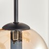 Gastor lampa sufitowa, kula świetlna bursztynowy, przydymiony, 9-punktowe