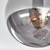 Gastor lampa sufitowa, kula świetlna bursztynowy, przydymiony, 9-punktowe