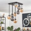 Gastor lampa sufitowa, kula świetlna bursztynowy, przydymiony, 9-punktowe