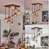 Gastor lampa sufitowa, kula świetlna bursztynowy, przezroczysty, przydymiony, 9-punktowe