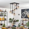 Gastor lampa sufitowa, kula świetlna bursztynowy, przezroczysty, przydymiony, 9-punktowe
