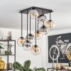 Gastor lampa sufitowa, kula świetlna bursztynowy, przezroczysty, przydymiony, 9-punktowe