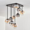 Gastor lampa sufitowa, kula świetlna bursztynowy, przezroczysty, przydymiony, 9-punktowe