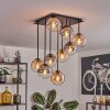 Gastor lampa sufitowa, kula świetlna bursztynowy, przezroczysty, przydymiony, 9-punktowe
