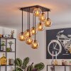 Gastor lampa sufitowa, kula świetlna bursztynowy, 9-punktowe