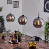 Semrong Lampa Wisząca Czarny, 3-punktowe