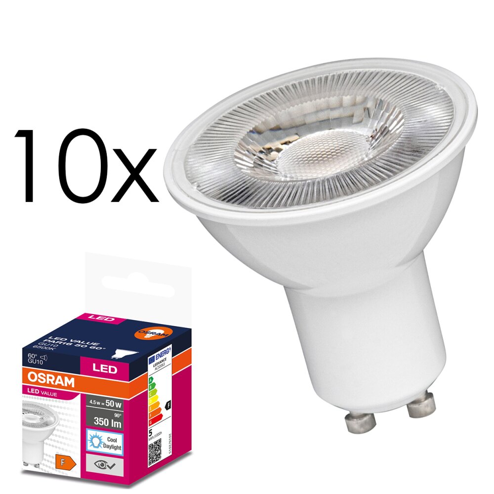 GU10 LED 4.5 Watt światło dzienne 350 Lumen main product photo