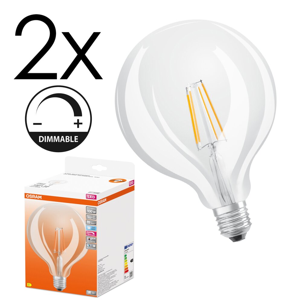 E27 LED 11 Watt neutralny biały przyciemnione 1521 Lumen main product photo