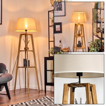 Bassagoda lampa stojąca kolory naturalne, 1-punktowy