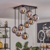 Gastor Lampa sufitowa, Kula świetlna Chrom, Przydymiony, 9-punktowe