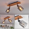 Aggebu lampa sufitowa kolory naturalne, czarny, 2-punktowe