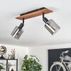 Aggebu lampa sufitowa kolory naturalne, czarny, 2-punktowe