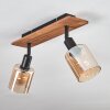 Aggebu lampa sufitowa kolory naturalne, czarny, 2-punktowe