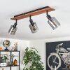 Aggebu lampa sufitowa kolory naturalne, czarny, 3-punktowe