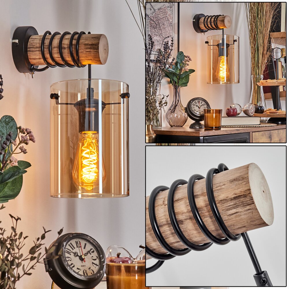 Parane Lampa ścienna Ecru, Czarny, 1-punktowy main product photo