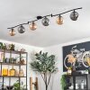 Gastor Lampa sufitowa, Kula świetlna W kolorze bursztynu, Przydymiony, 6-punktowe