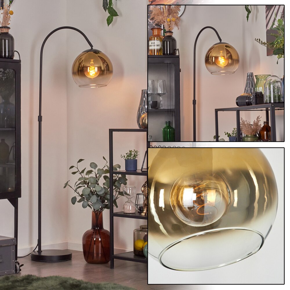 Koyoto Kula świetlna, Lampa stojąca Złoty, Przezroczysty, 1-punktowy main product photo