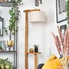 Bassagoda lampa stojąca kolory naturalne, czarny, 1-punktowy